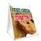 Signmission Fried Green Tomatoes, 36 Inch x 24 Inch A-frame Yard Sign, Plastic Sign SBC-2436-Fried Green Tomatoes - alternate 1