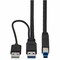 Eaton EATON USB 3.0 Superspeed Active Repeater Cable A To B M/m, 25 Ft. 7.6 M U328-025-1 - alternate 1