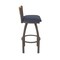 Holland Bar Stool Co Revelle 25in Swivel Counter Stool with Bronze Finish, Medium Back and Graph Anchor Seat 881 - alternate 2