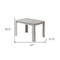 Homeroots 47" Gray Dining Table 366055 - alternate 3