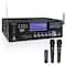 Pyle Pyle4-Channel Karaoke Home Wireless Microphone Amplifier, Built-In CD/DVD Player, 2 UHF Mics PWMA5000BA - alternate 1