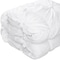 Homeroots White Twin Polyester 180 Thread Count Washable Down Comforter Set 528937 - alternate 3