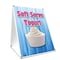 Signmission Soft Serve Yogurt, 24 Inch x 18 Inch A-frame Yard Sign, Plastic Sign SBC-1824-Soft Serve Yogurt - alternate 1