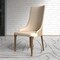 Leisuremod Elm Collection Modern Wooden Dining Chair In Taupe EC23TP - alternate 2