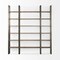 Homeroots Brown Nickel and Solid Wood Six Tier Bookcase 392228 - alternate 2