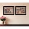 Homeroots Set Of Two Sweet Land of Liberty 1 Black Framed Print Wall Art, 2PK 405870 - alternate 3