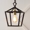 Jonathan Y Pagoda 8" 1-Light Classic Traditional Metal Cage Lantern LED Pendant, Oil Rubbed Bronze/Brass Gold JYL7618C - alternate 2