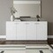 Homeroots 72in White Buffet Table with Four Doors 366267 - alternate 3