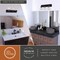 Vaxcel Lowell 3-Light Vanity Light, Matte Black, Clear Glass, 24-In. Wide W0589 - alternate 5