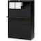 Hirsh 30" W 5 Drawer Lateral File Cabinet, Black, A4/Legal/Letter 14980 - alternate 1