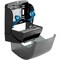 Lavex Black Automatic Paper Towel Dispenser with Motion Sensor 712RTHNDSFRE - alternate 2