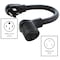 Ac Works Plug Adapter, STW, 6-50R, 14-50P, 6-50P, 14-50P, 1.5 ft., Orange WD1450650-018 - alternate 2