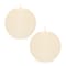 Homeroots Set of Two Ivory Round Flameless Designer Candles, 2PK 633845 - alternate 1