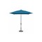 Treasure Garden 7.5 ft Square Patio Umbella, aluminum, fiberglass ribs, outdoor, Peacock UM847SQ-09 7943 Peacock - alternate 1