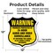 Signmission 24 Hour Surveillance Shield Sign Warning, 12 Inch X 12 Inch, Aluminum Metal Sign SHI-A-12-354 - alternate 3
