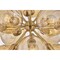 Troy Lighting Ellory 32in wide 13 Light Chandelier in Patina Brass F1232-PBR - alternate 2