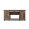 Homeroots 59" Natural Wood Executive Desk With Five Drawers 568266 - alternate 2