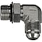 Gates Male O-Ring Boss to Male JIC 37 Flare - 90 SAE to SAE G60312-1620 - alternate 2
