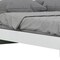 Homeroots White Solid Wood Queen Bed Frame 343935 - alternate 3