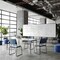 Flash Furniture HERCULES 500 lb. Capacity High Density Navy Vinyl Stacking Chair with Sled Base, 5PK 5-XU-8700-NVY-B-VYL-30-GG - alternate 4