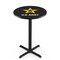 Holland Bar Stool Co 36" Blk Wrinkle U.S. Army Pub Table, 36" dia. Top L211B3636Army - alternate 1