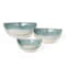 Homeroots Set of Three Blue And White Ceramic Decorative Bowl, 3PK 574071 - alternate 1