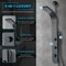 Anzzi Cici Series 39 in. 2-Jetted Shower Tower with Heavy Rain Shower and Body Jets SP-AZ081MB - alternate 3