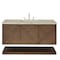 James Martin Vanities Marcello 48" Single Vanity, Chestnut, w/ 3 CM Tajnar Eclos Top D200-V48-CSN-3TJR - alternate 1