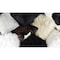 Homeroots Set of Two 18" Black Sheepskin Throw Pillows, 2PK 544564 - alternate 2