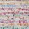 Homeroots 9' X 12' Green Ivory And Purple Striped Washable Indoor Outdoor Area Rug 589186 - alternate 4
