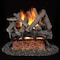 Bluegrass Living Vented Natural Gas Fireplace Log Set - 18 in. Rustic Oak, 45,000 BTU, Match Light BVL18-3 - alternate 1