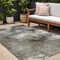 Homeroots 9' X 12' Taupe Beige And Ivory Abstract Washable Indoor Outdoor Area Rug 577761 - alternate 1