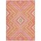 Homeroots 9' X 12' Coral Pink And Ivory Tribal Washable Indoor Outdoor Area Rug 598116 - alternate 3