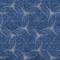 Homeroots 5' X 8' Navy Blue And Ivory Geometric Washable Indoor Outdoor Area Rug 614090 - alternate 3
