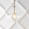 Jonathan Y Watts 13.25" 1-Light Mid-Century Modern Iron/Glass LED Pendant, Brass Gold/Clear JYL6401C - alternate 3