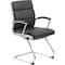 Boss Executive CaressoftPlus Chair with Metal Chrome Finish, Guest Chair B9479-BK - alternate 1