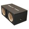Deejay Led Double 10-in Center Port Vented Round Empty Car Bass Speaker Box BASS10DUALVENTED - alternate 2