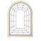 Uniquewise Set of 2 Arched Large 39.37 x 27.56 in Window Metal Mirror, Windowpane Shaped Decoration QI004670.2 - alternate 2