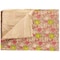 Homeroots 50" X 70" Green and Brown Kantha Cotton Floral Throw Blanket with Embroidery 357577 - alternate 1