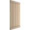 Ekena Millwork Rustic Four Board Joined Board-n-Batten Knotty Pine Faux Wood Shutters w/End Batten, 22W x 42H, PR SHUBJE22X42KPPR - alternate 4