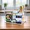 Azar Displays Large Narrow Clear Stackable Bin, 4PK 556712-4PK - alternate 2