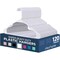 Lifemaster White Plastic Hangers, Lightweight, Non-Slip, Space-Saving, Durable Solution, 120PK LMPLCWH120 - alternate 1