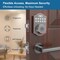 Wrightmaster 4-in-1 Aluminum Smart Pad Lock with App Control, Fingerprint, Keypad, Key Unlock, Auto-Lock ZR-D6 - alternate 2
