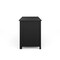 Martha Stewart 22.75 in H, 54 in W X Engineered Wood, Steel, Black Frame/Brushed Nickel Hardware ZG-ZP-09-BK-MS - alternate 2