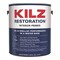 Kilz Stain/Odor Blocking Primer Restoration White Flat Water-Based Acrylic Modified Epoxy 1 gal White L200201 - alternate 3