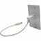 Tripp Lite USB 2.0 Panel Mount Coupler Cable Keystone Jack White F/F 1ft 1FT U060-001-KPA-WH - alternate 1