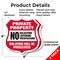 Signmission Private Property Shield Sign No Soliciti, 6 inch X 6 inch, Plastic Sign, 2PK SHI-P-2PACK-6-452 - alternate 2