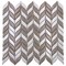 Apollo Tile White Brown 11.6 in x 12.1 in Recycled Glass Floor and Wall Mosaic Tile 9.75 sqft/case, 10PK APLVRE8814A - alternate 1