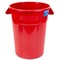 Magnum Tool 32 Gallon Trash Can, High-Vis Red, Construction Grade, Heavy Duty Plastic (1 Pack) CMTC-C000-32R01 - alternate 1