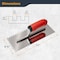Powertec Stainless Steel Trowel with 1/4in x 1/4in Square Notch, Soft Grip Handle for Cement, Concrete 72180 - alternate 3